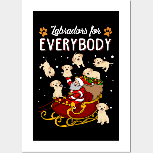 Labradors Christmas Sweater Posters and Art